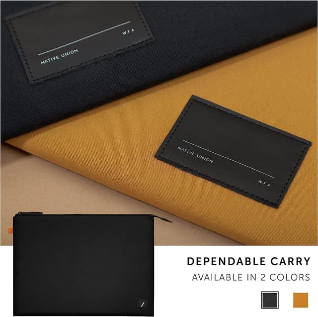 Thumbnail 6 de Native Union W.F.A MacBook Sleeve 16" – minimalist slim sleeve with 360-degree protection (recycled materials) – Black