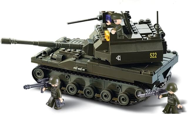 Detalle 1 de Tank Building Bricks Set 258 pieces