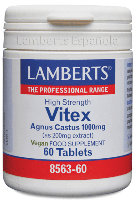 Imagen de Lamberts Vitex Agnus Castus 1000 mg 60 tabletas 💊 en OfertitasTOP