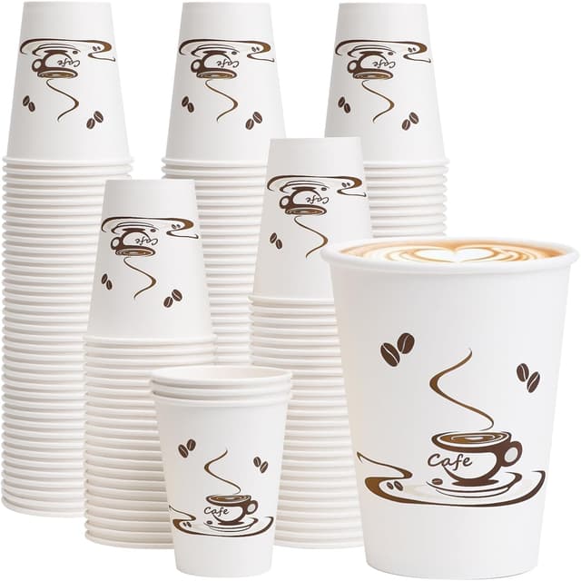 Detalle de Lamosi Coffee Cups 12 oz 240 Pack