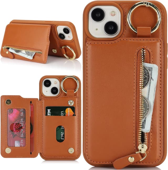 Detalle de Zouzt iPhone 15 Plus wallet case 6.7in