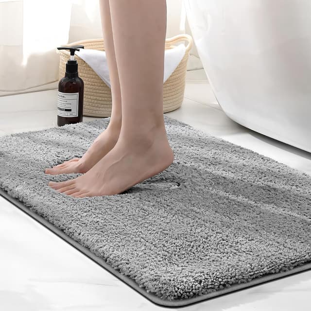 Detalle de wyewye Mikrofaser-Badvorleger 50 x 80 cm