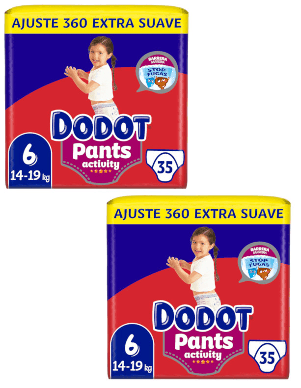 Thumbnail 1 de Dodot Pants Talla 6 Pañales Braguita Activity Jumbo Pack