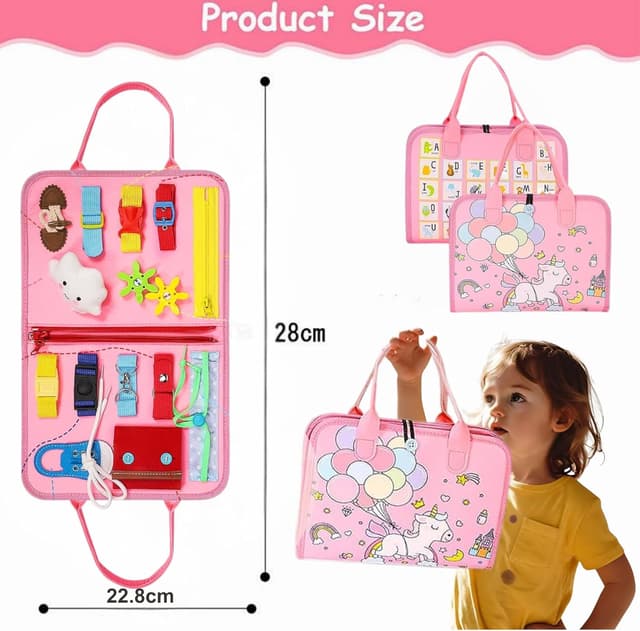 Detalle 2 de Busy book for toddlers 8 pages