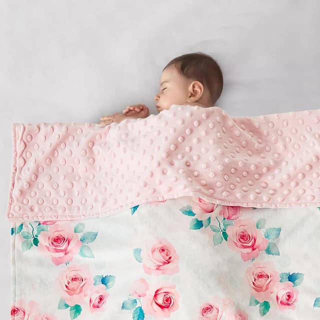 Thumbnail 6 de JHCHMX Floral Baby Blanket 75x100cm