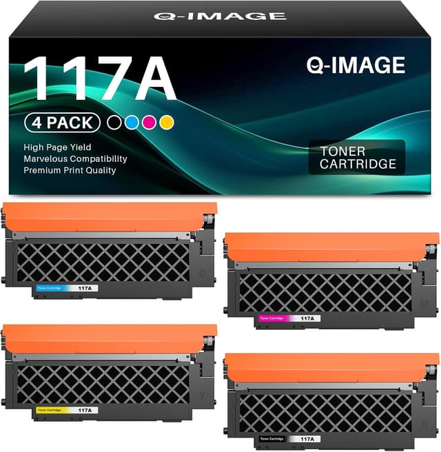 Detalle de Q-image 117A Toner compatibile HP (W2070A/W2071A/W2072A/W2073A), confezione da 4 per HP Color Laser