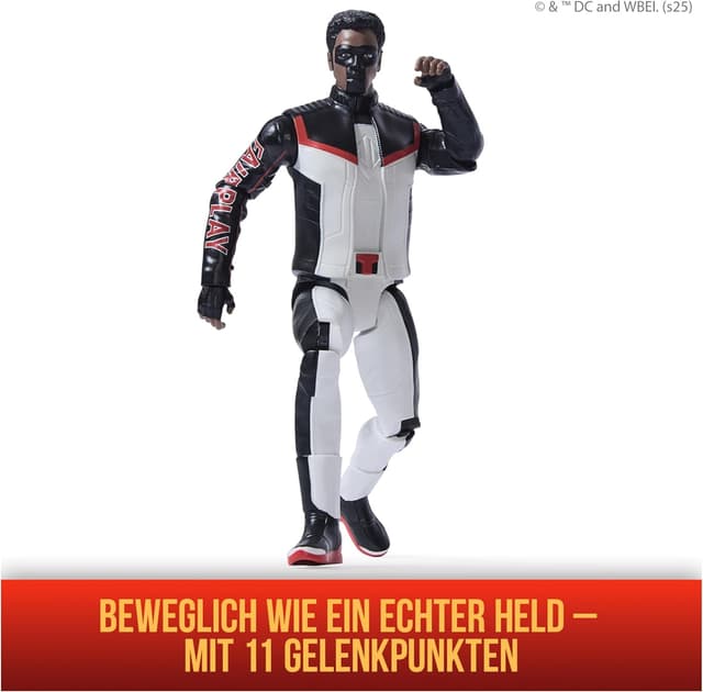 Detalle de DC Comics Superman: Action-Figur Mr. Terrific (30 cm) von der Spin-Master Superman-Filmreihe