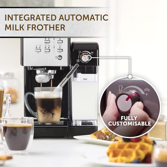 Thumbnail 4 de Breville One-Touch CoffeeHouse 19 Bar Espresso Machine