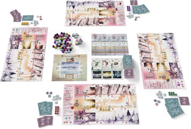 Detalle 2 de Feuerland Spiele 31032 Schwingenschlag (grün) – inspiriert von Flügelschlag