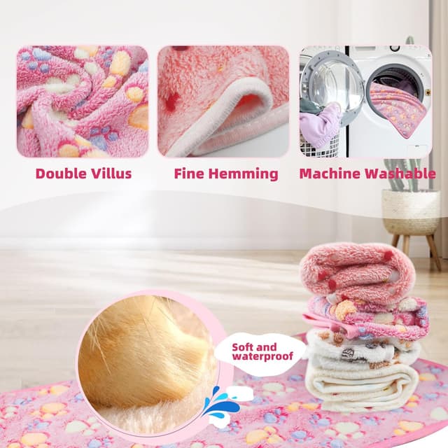 Thumbnail 3 de LuckyOpt Guinea Pig Cage Liner 2 Pack