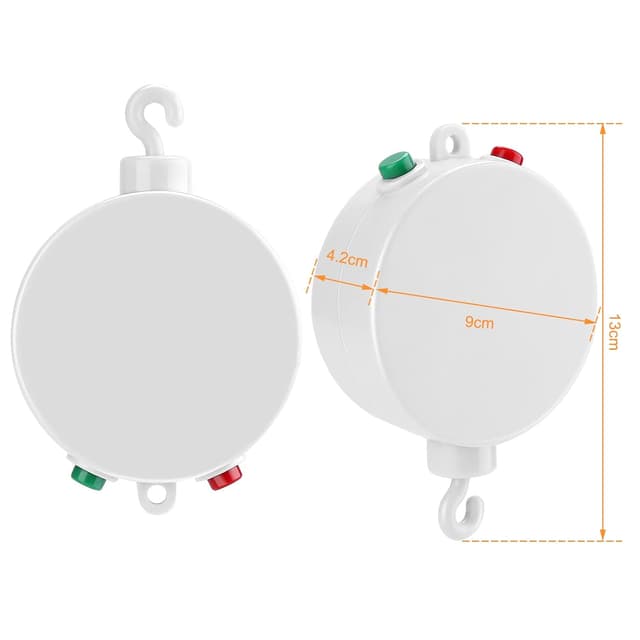 Detalle 2 de Elektrische Baby Spieluhr spielt 12 Melodien