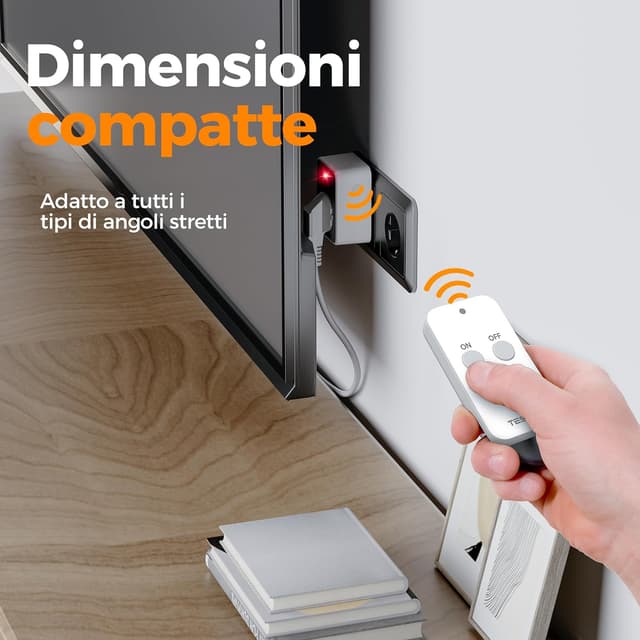 Thumbnail 6 de TESSAN Enchufe con mando a distancia 3600W