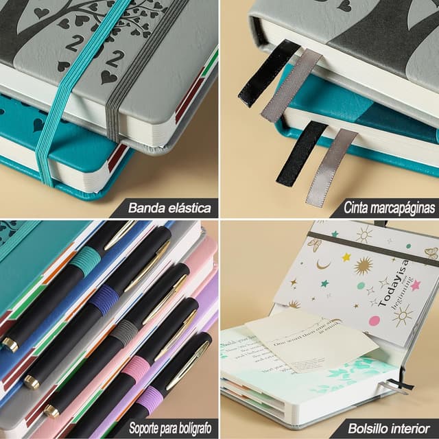 Thumbnail 1 de Agenda 2026 A5 planificador diario y mensual verde oliva