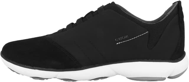 Detalle de Geox Herren U Nebula B Sneakers – Smooth-Leder mit Gummisohle