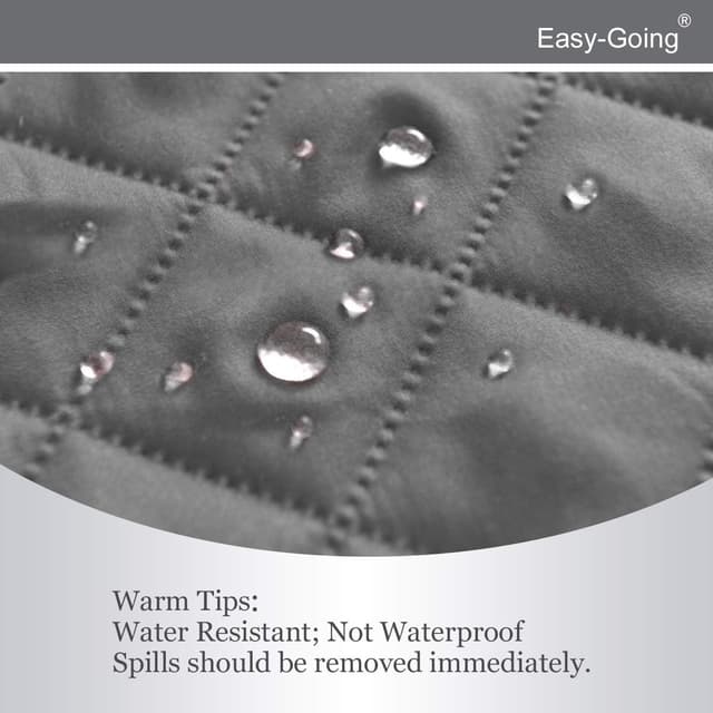 Detalle 2 de Easy-Going Reversible Couch Cover for 3-Cushion Sofa ⚙