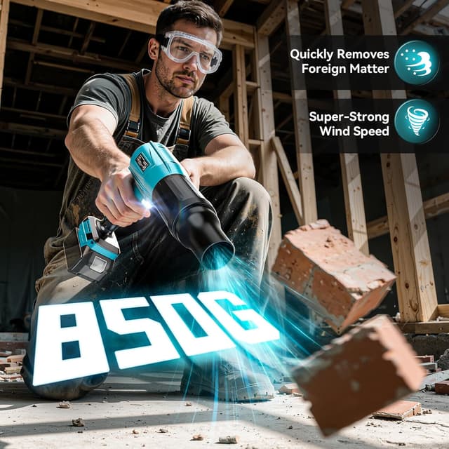 Detalle de Ecarke Akku-Laubbläser Turbo 80.000 U/Min