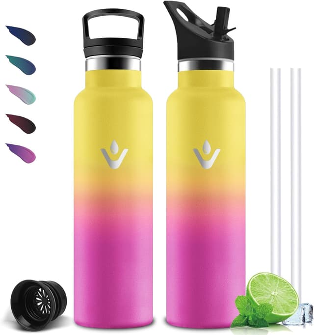 Detalle de Mujigaga botella acero inoxidable 1 L a prueba de fugas