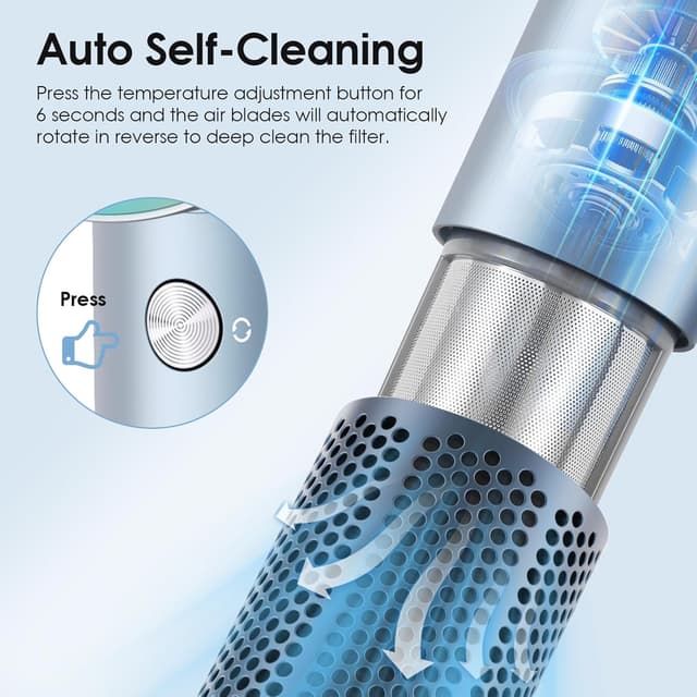 Detalle de YASHE hair dryer 110,000 RPM high-speed