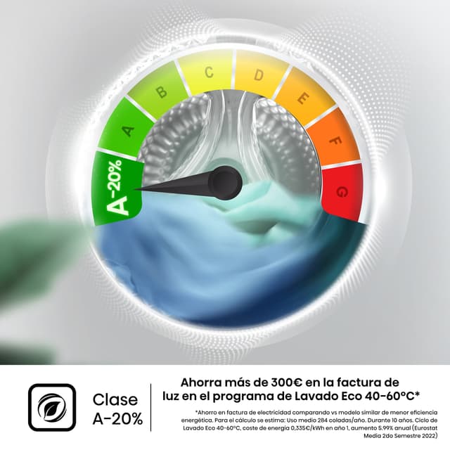 Detalle de Hisense WF3S1045BW3 10,5 kg 1.400 rpm