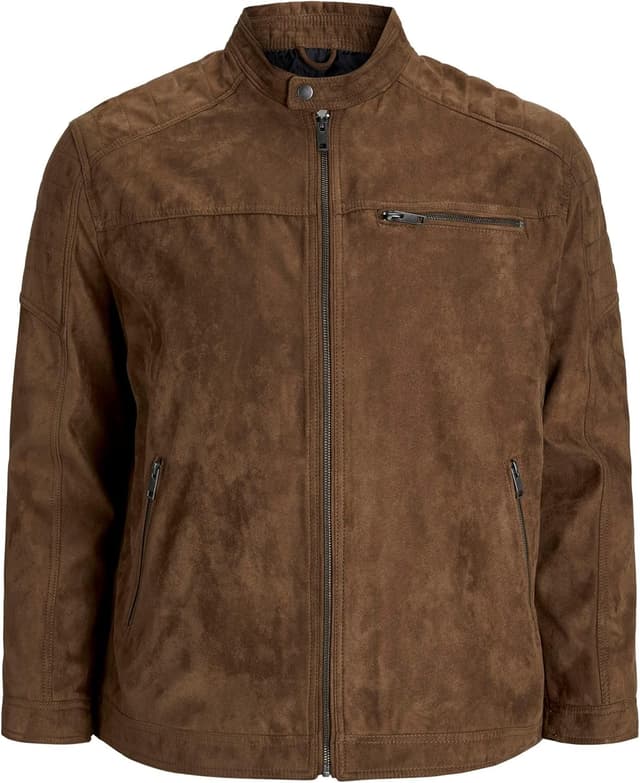 Detalle de JACK & JONES Jjerocky Noos Chaqueta cognac 3XL