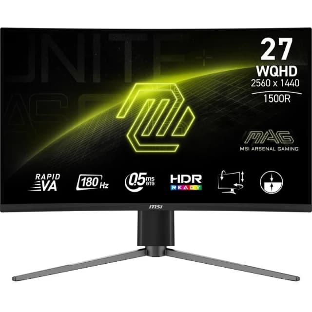 Detalle de MSI MAG 27CQ6PF monitor 180 Hz