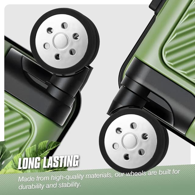 Thumbnail 2 de Vivikivi 8 PCS Suitcase Wheels Replacement Kit