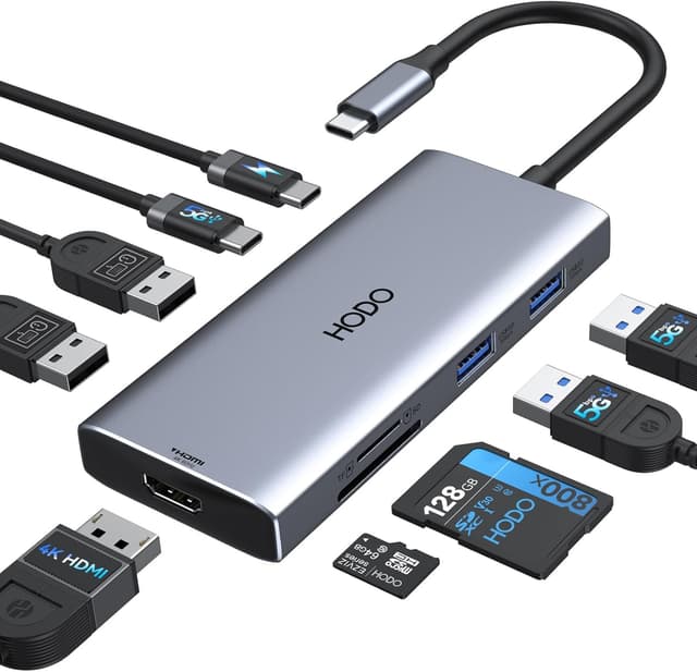Detalle de HODO USB C Hub 4K 60Hz