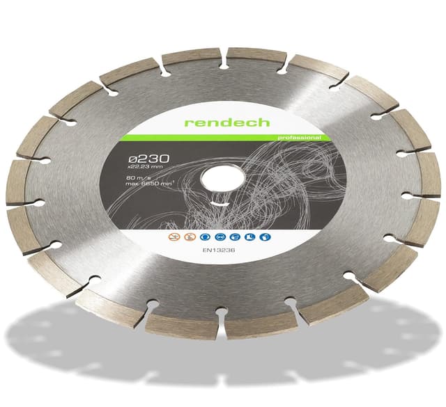 Detalle 2 de Rendech Disque diamant 230 mm pour béton