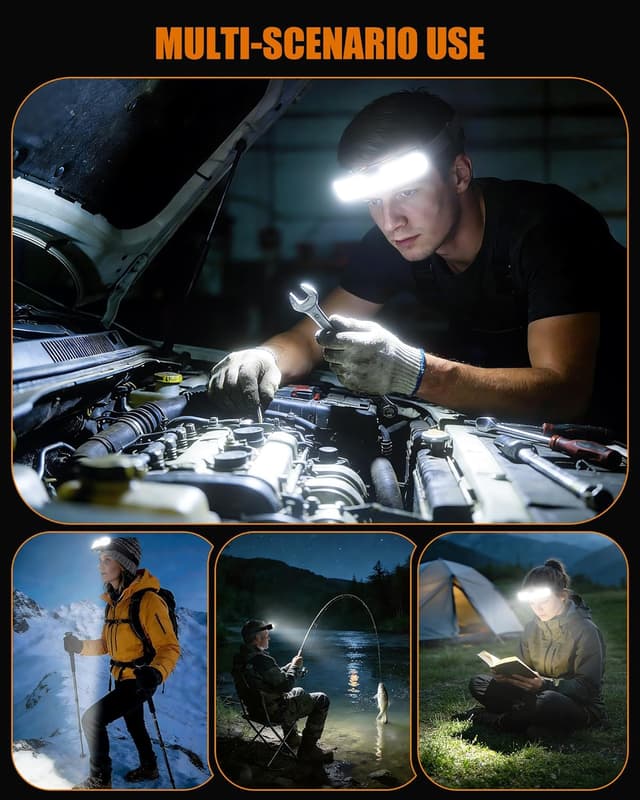 Thumbnail 5 de Mohard Head Torch Rechargeable 230° Wide Beam