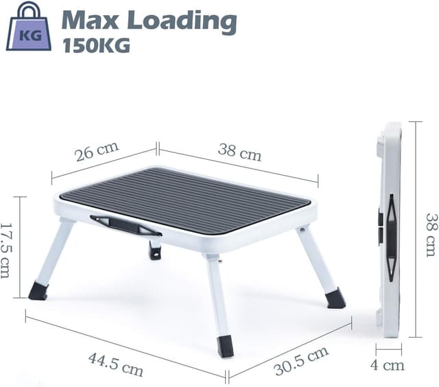 Thumbnail 6 de KINGRACK Paso Taburete plegable 150 kg