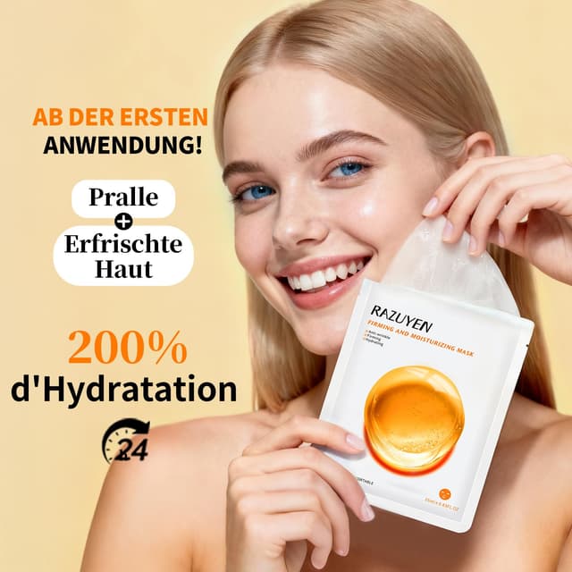 Detalle 2 de RAZU YEN Anti-Age Maske 10 Stück