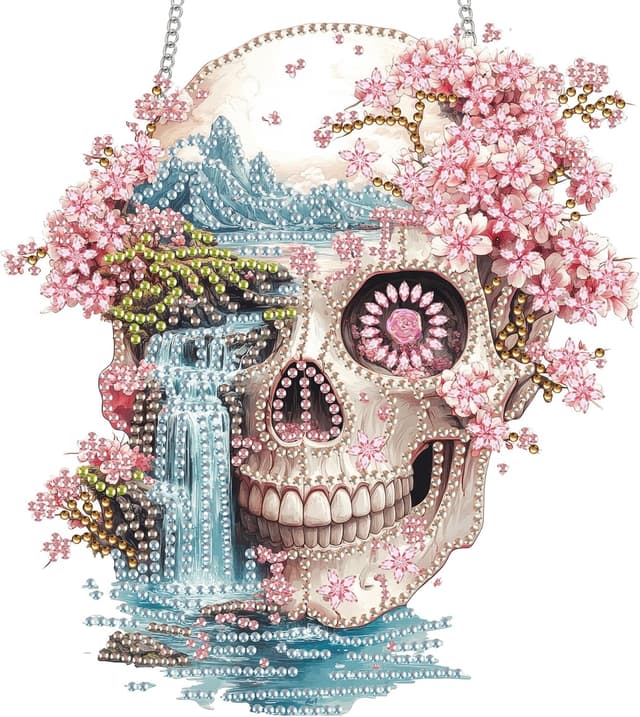 Thumbnail 6 de Reofrey Hanging Diamond Art Kit (20x20cm) – acrylic diamond painting suncatcher pendant