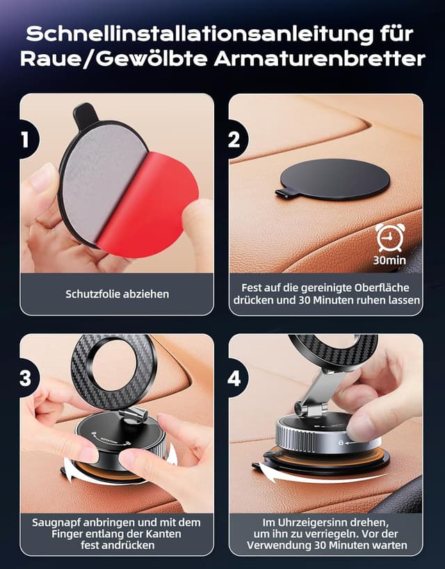 Thumbnail 6 de Mohard MagSafe Auto Halterung 360° Drehbar