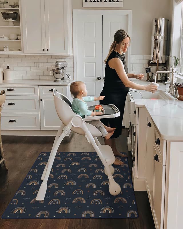 Detalle 2 de Blissful Diary Baby-Spritzschutzmatte 128 x 128 cm