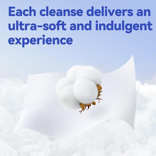 Detalle 1 de Winner Face Towels XL (100% USDA Biobased) Disposable Facial Towelettes for Sensitive Skin, Odor-Free, 55 Count, 1 Pack