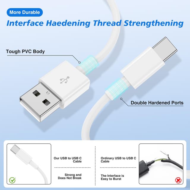 Thumbnail 1 de Jeenek USB auf USB C Kabel 1 m