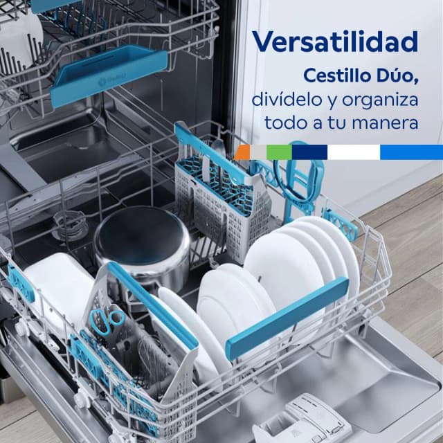 Detalle de Balay 3VS5032BP (Reacondicionado Grado D) lavavajillas de 60 cm para 13 servicios con motor ExtraSilencio