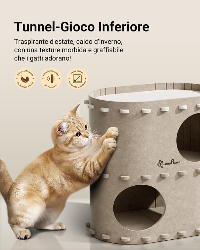 Thumbnail 5 de DownyPaws Cuccia per gatti 🐱