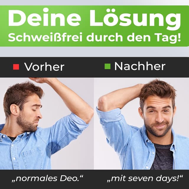 Thumbnail 2 de seven days Antitranspirant 50 ml Roll‑On gegen Schweiß ⬇