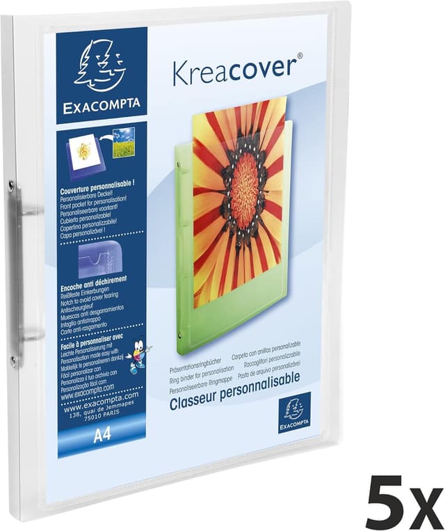 Thumbnail 4 de Exacompta 54960E Raccoglitore 5 pezzi A4