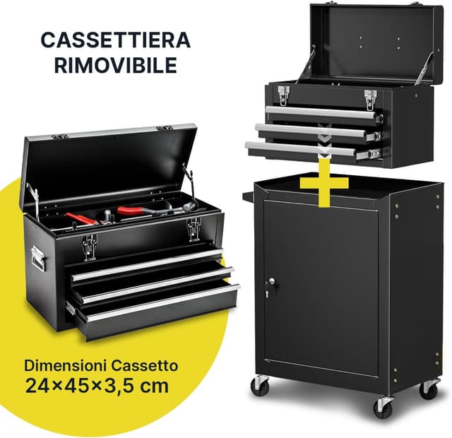 Thumbnail 6 de DAIMANN Carrello porta attrezzi 3 cassetti ðŸ›