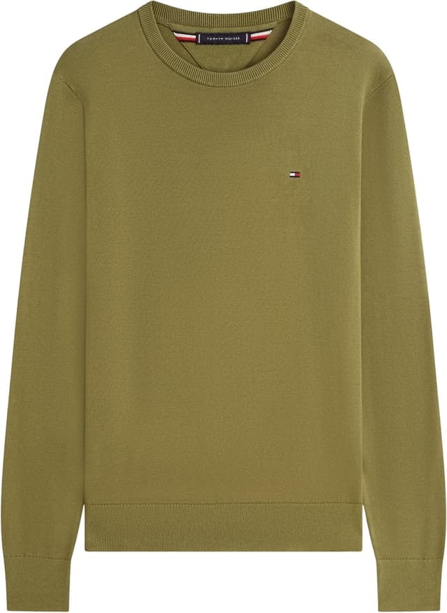 Detalle 1 de Tommy Hilfiger Adaptive Essential : pull-over homme en coton col rond