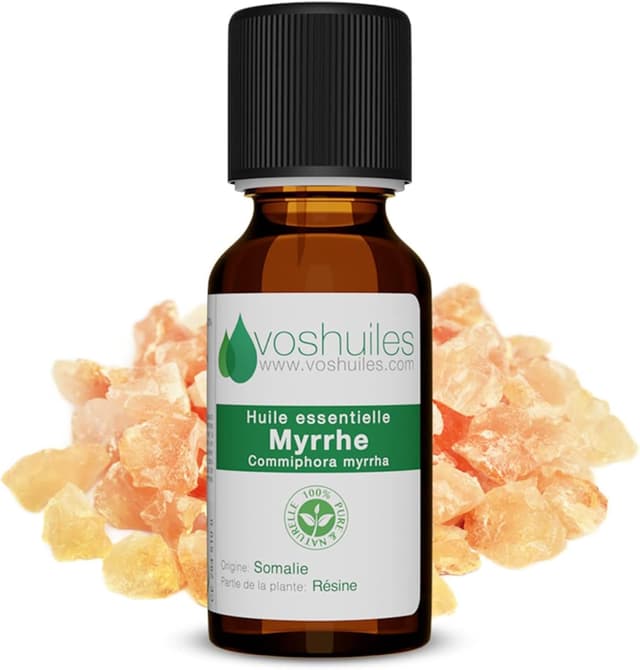 Detalle de Voshuiles Huile Essentielle de Myrrhe (Piper nigrum) 10 ml, 100% pure et naturelle