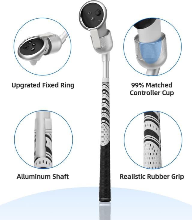 Thumbnail 4 de BRICOK VR Golf Club Attachment for Meta Quest 3