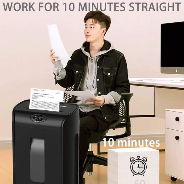 Thumbnail 5 de Paper Shredder 16-Sheet Cross Cut, 4.76-Gallon ๐