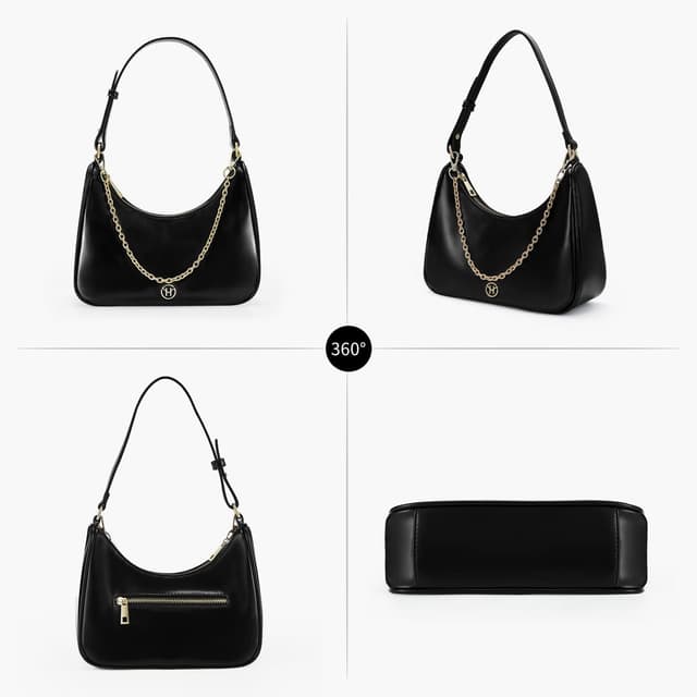 Detalle de VICTORIA HYDE borsa a tracolla da donna in vera pelle stile vintage