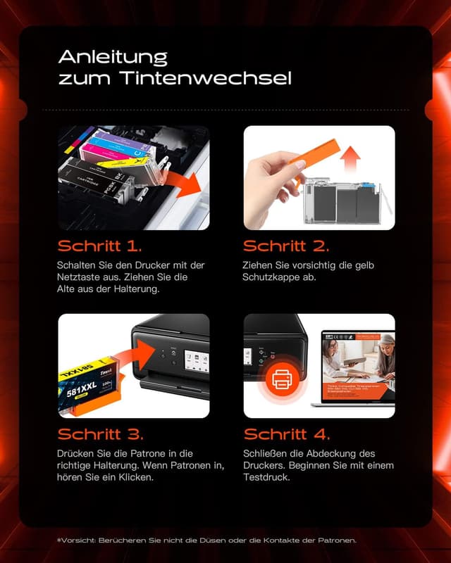 Thumbnail 6 de Timink PGI-580XXL CLI-581XXL 5 paquetes