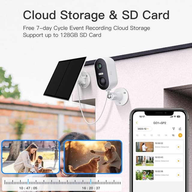 Thumbnail 6 de ARENTI 2K/3MP Cámara de seguridad inalámbrica exteriores