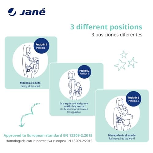 Thumbnail 3 de Jané Dual Mochila Portabebé Ergonómica 🌿hasta 15 kg