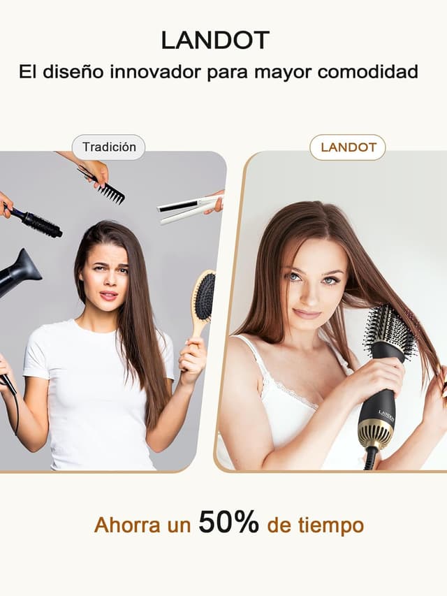 Detalle 2 de LANDOT Cepillo Secador 3 en 1 One Step